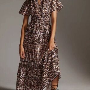 Anthropologie Somerset Dress- Tribal Print